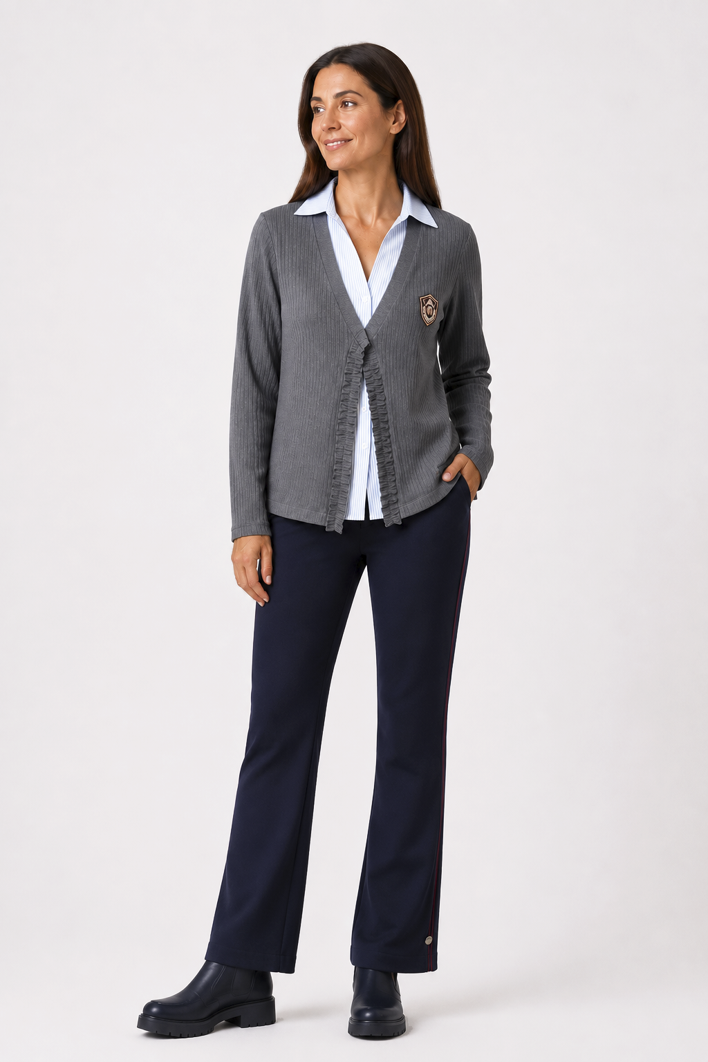 Camisa Chaqueta Sibila Gris