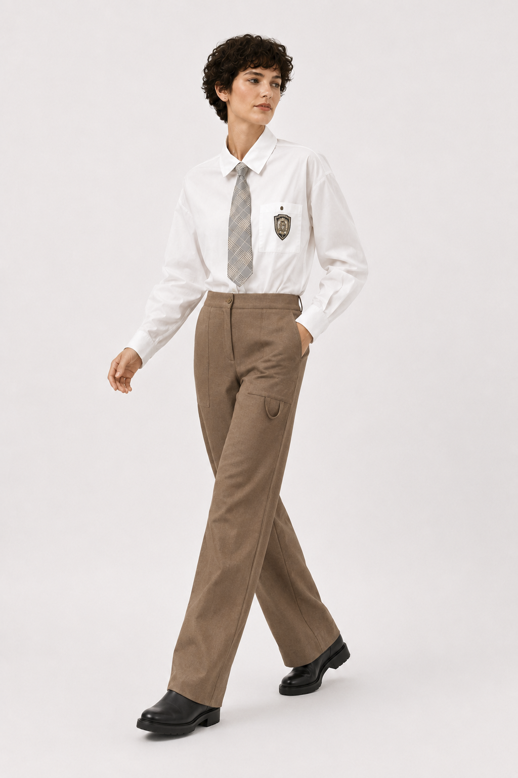 Pantalón Denim Sibila Camel