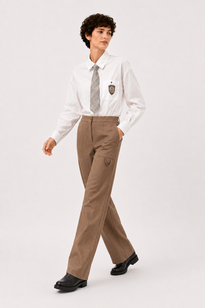 Pantalón Denim Sibila Camel