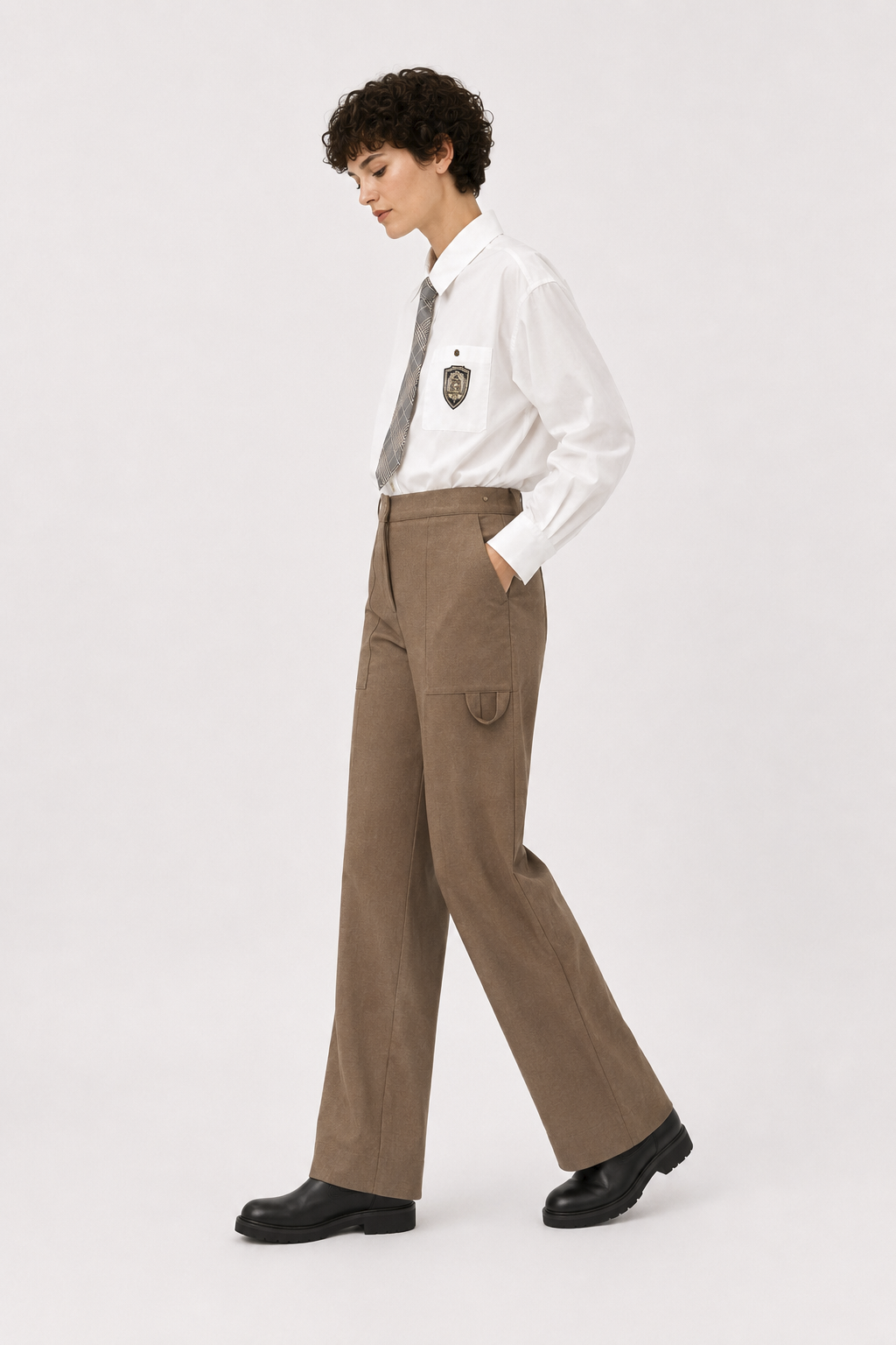 Pantalón Denim Sibila Camel