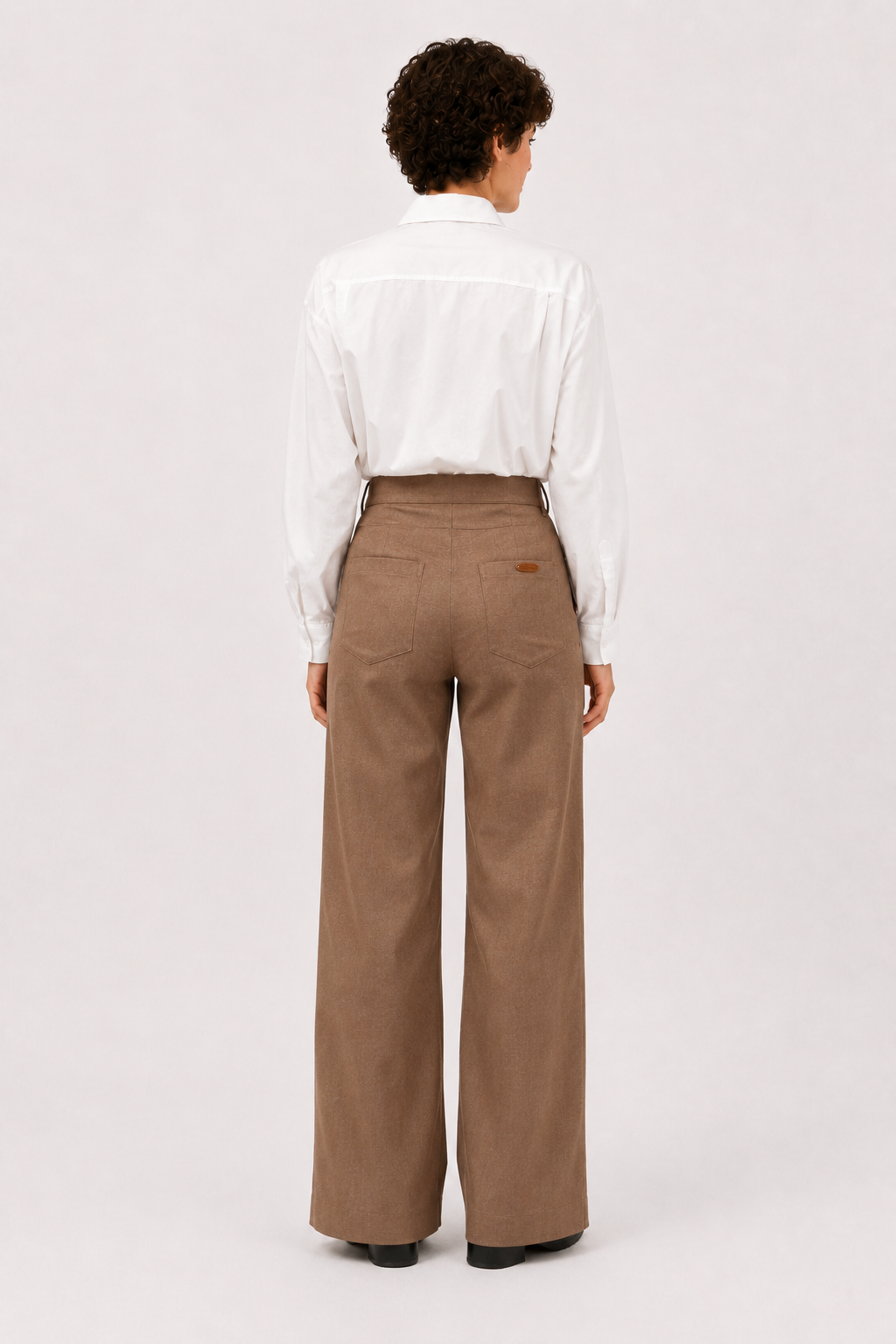 Pantalón Denim Sibila Camel