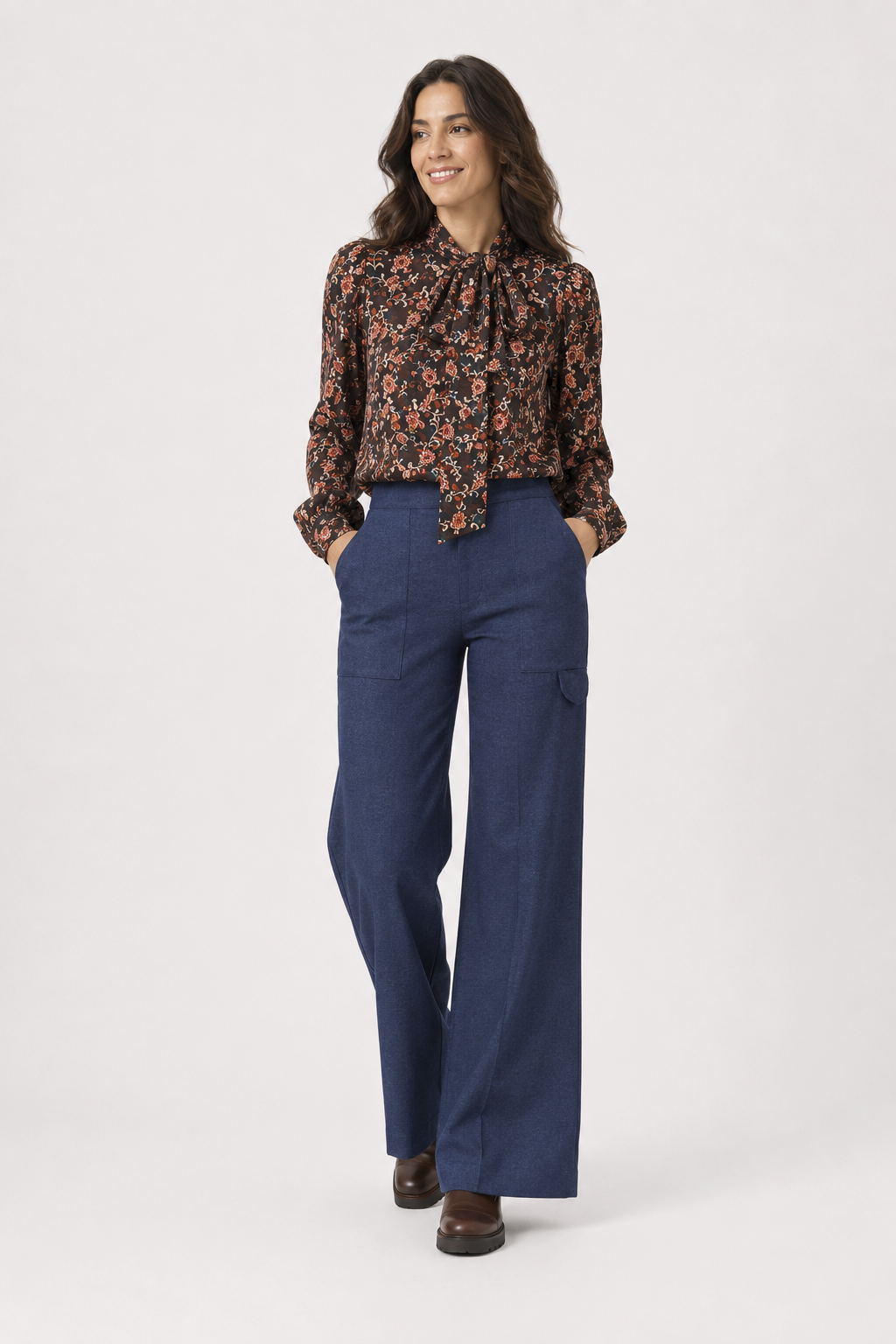 Pantalón Denim Sibila Azul