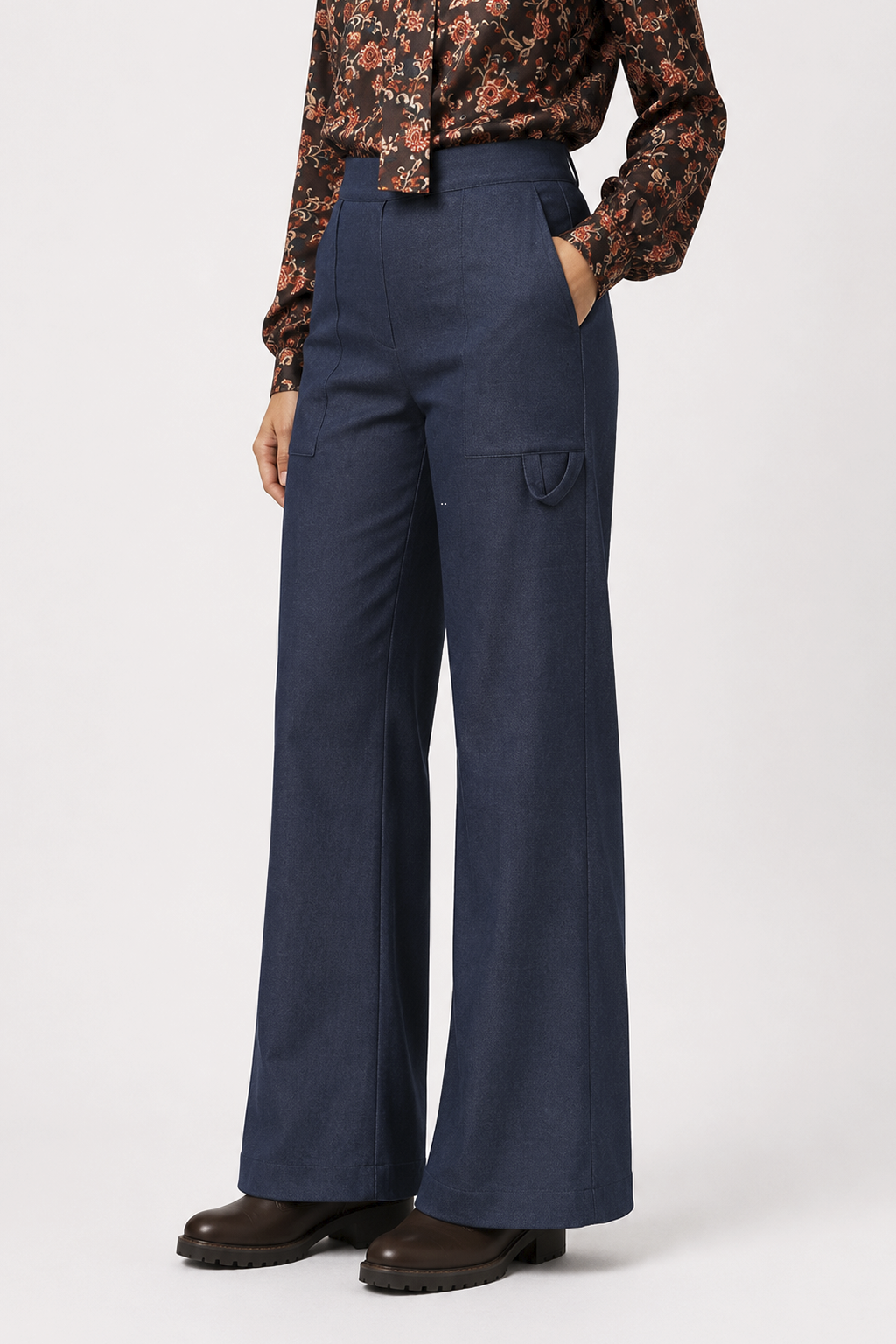 Pantalón Denim Sibila Azul