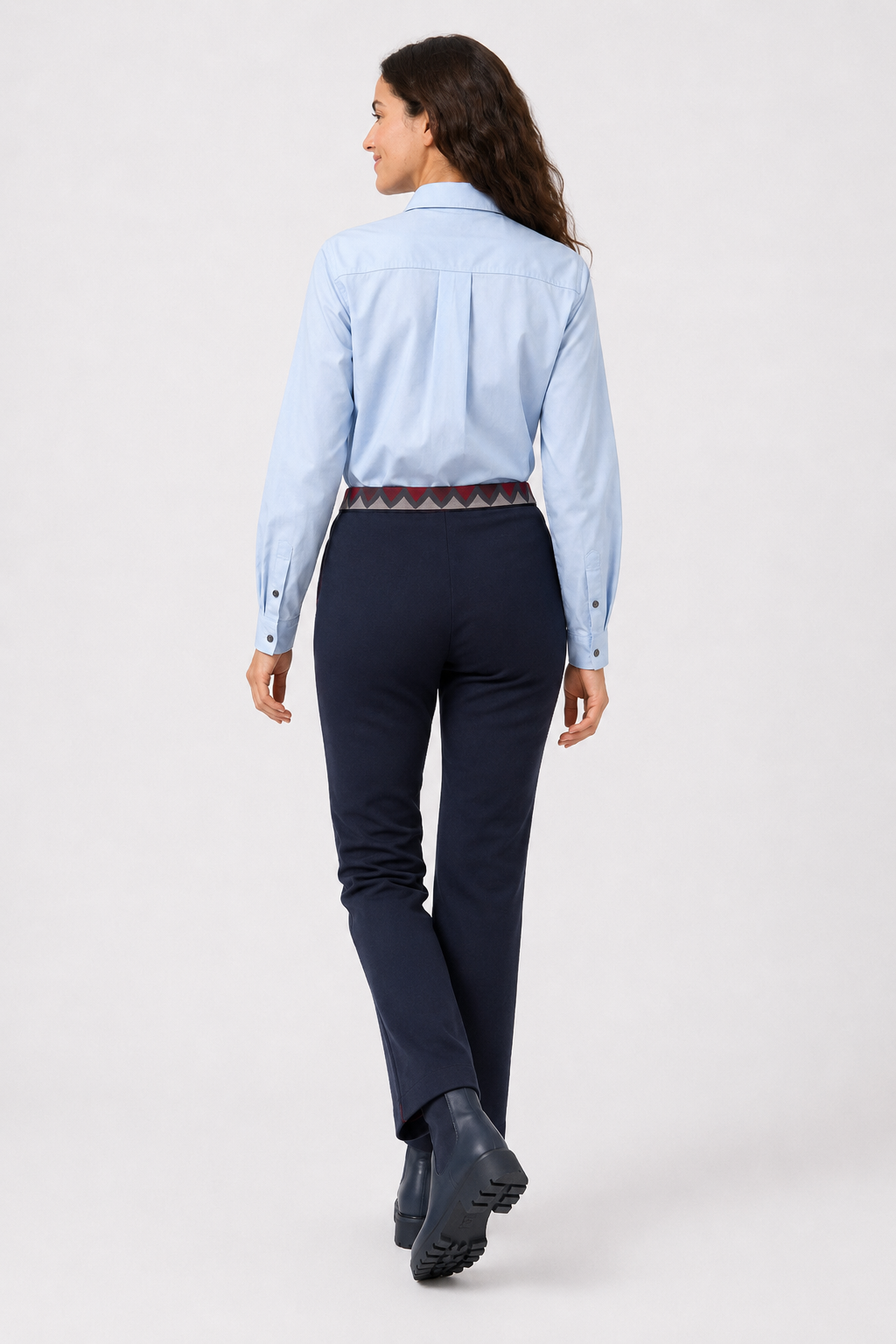 Pantalón Campana Medusa Azul