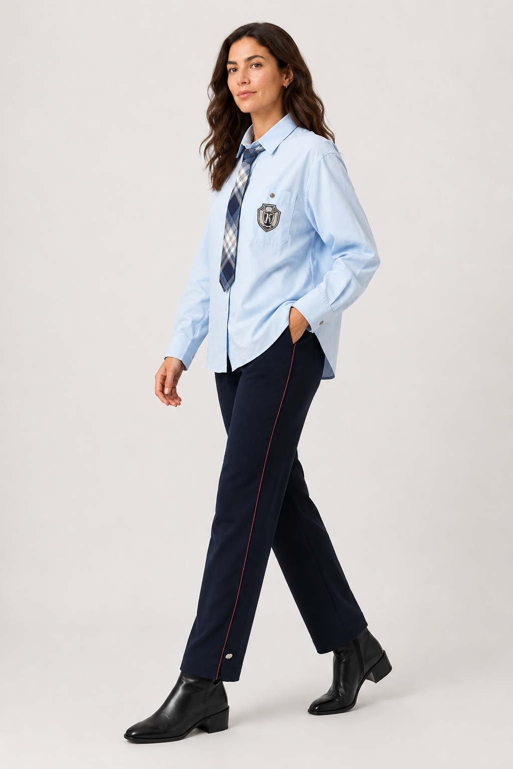 Pantalón Campana Medusa Azul