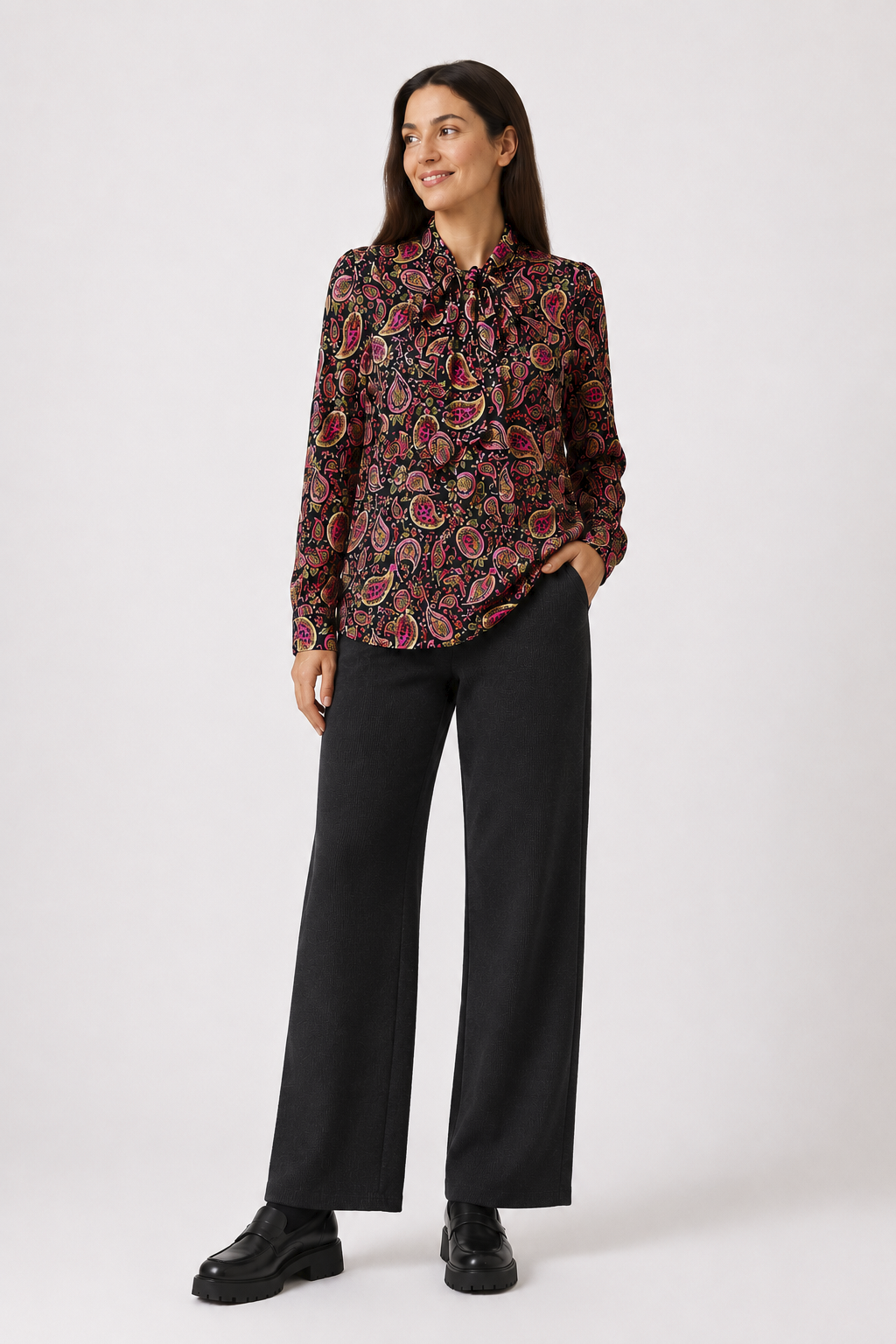 Camisa Lazo Fedra Fucsia