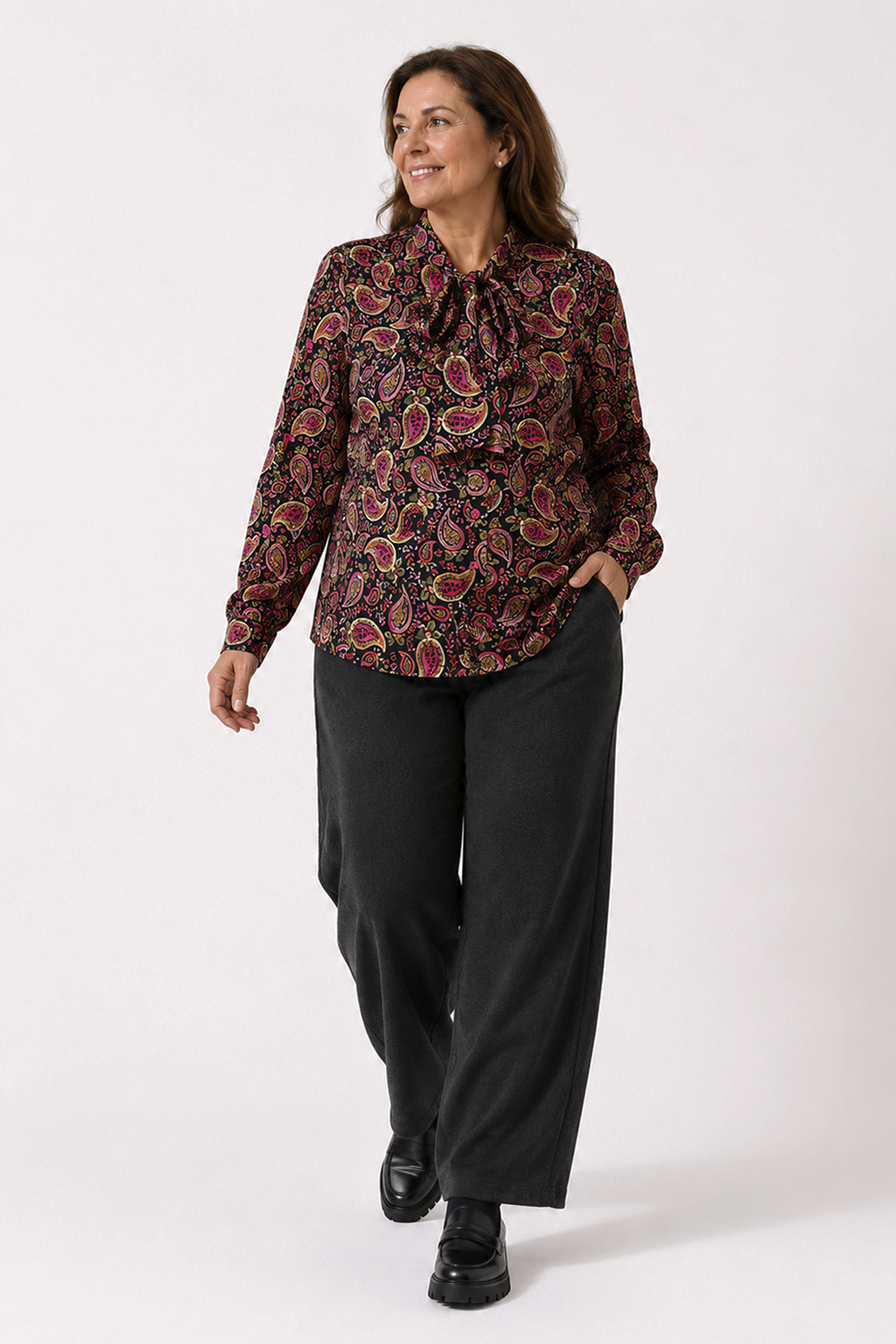 Camisa Lazo Fedra Fucsia