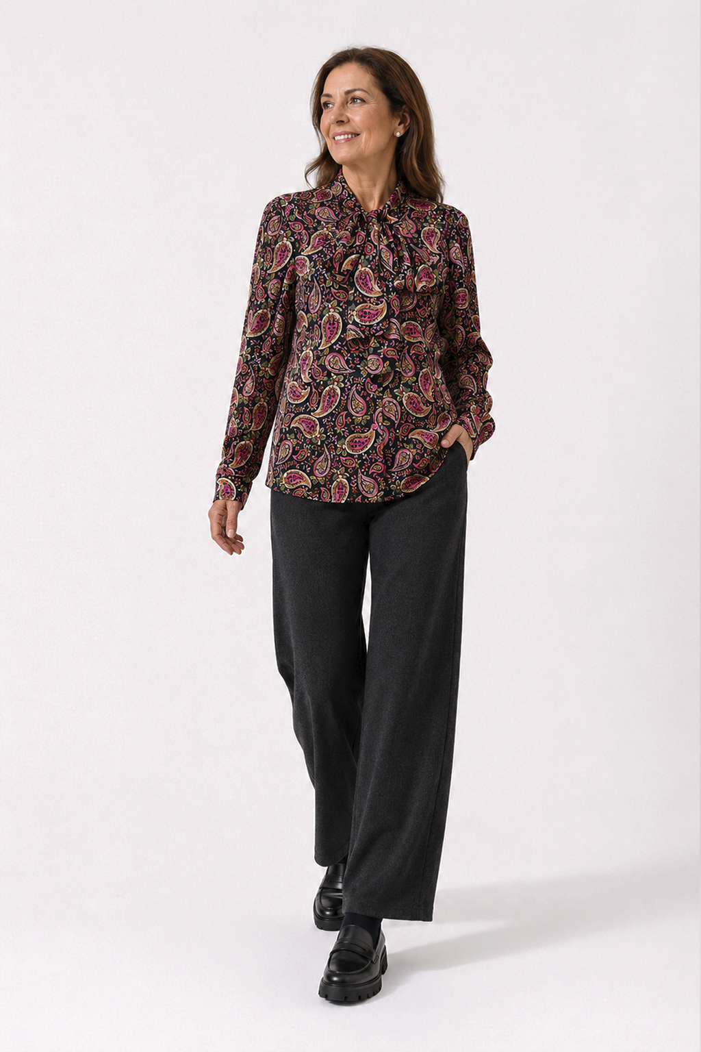 Camisa Lazo Fedra Fucsia