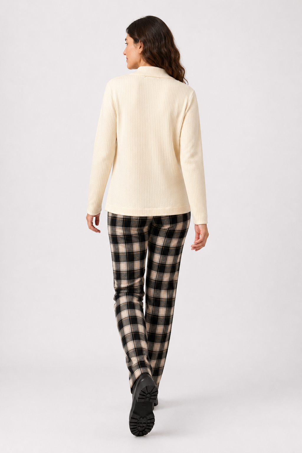 Jersey Canalé Casandra Beige
