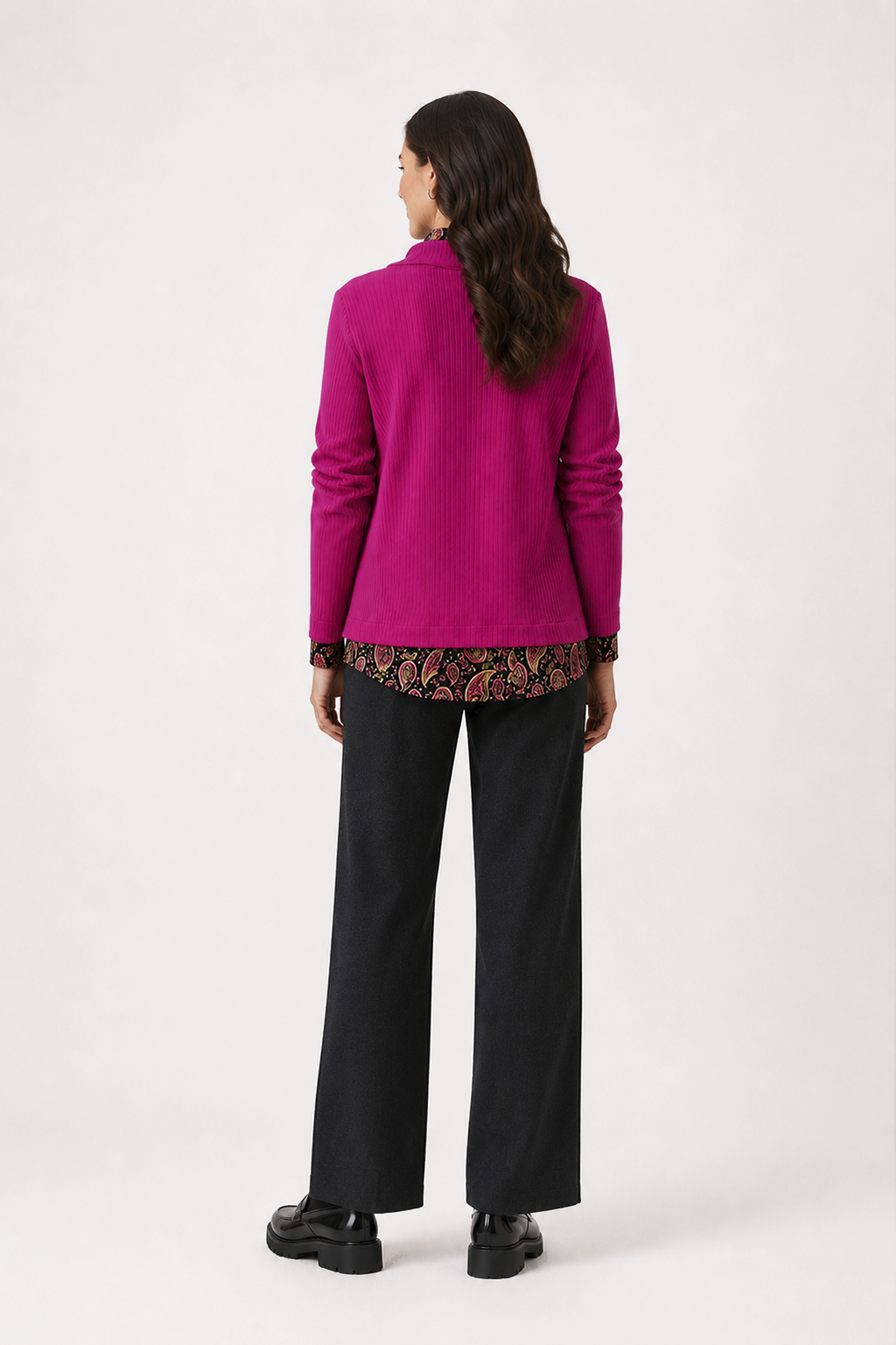 Jersey Canalé Casandra Fucsia