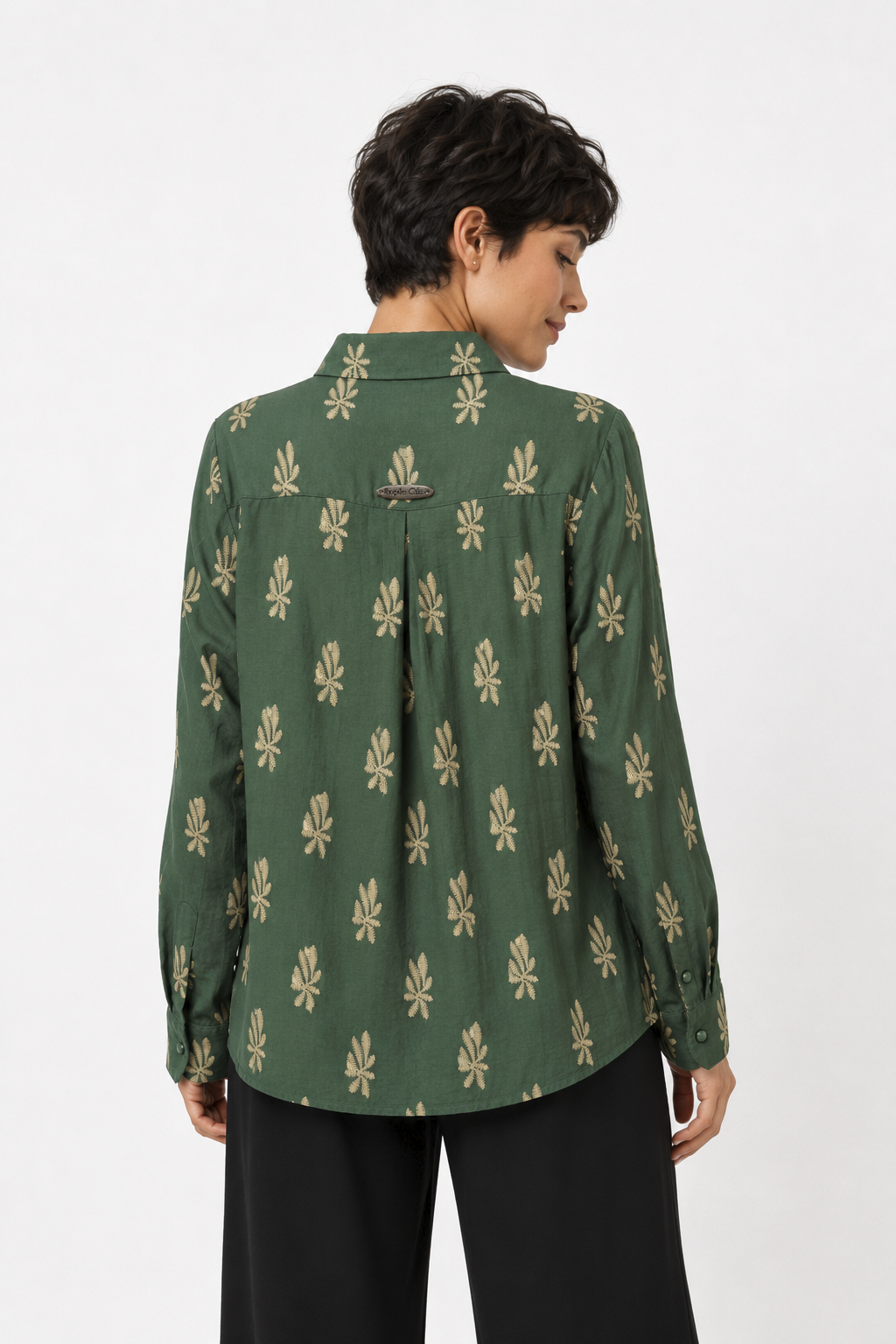 Blusón Camisero Hermione Verde