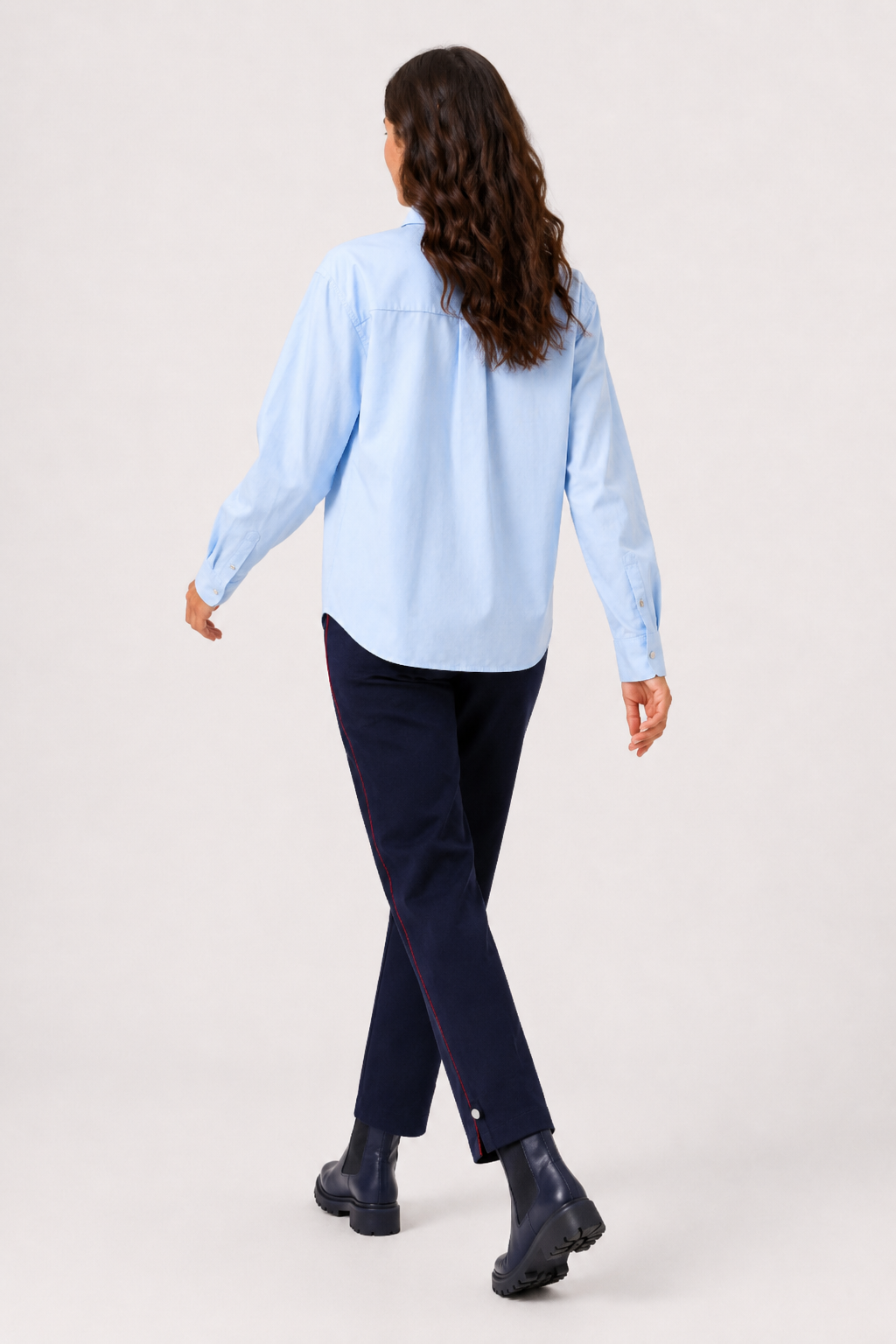Camisa popelín Azul