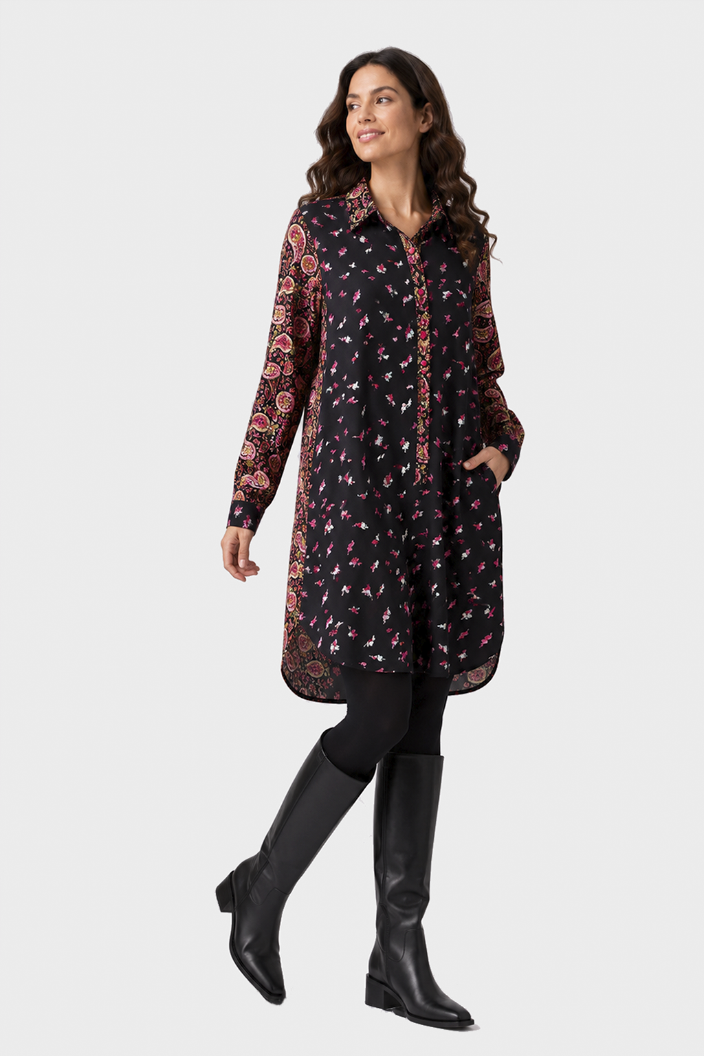 Vestido Camisero Fedra Negro