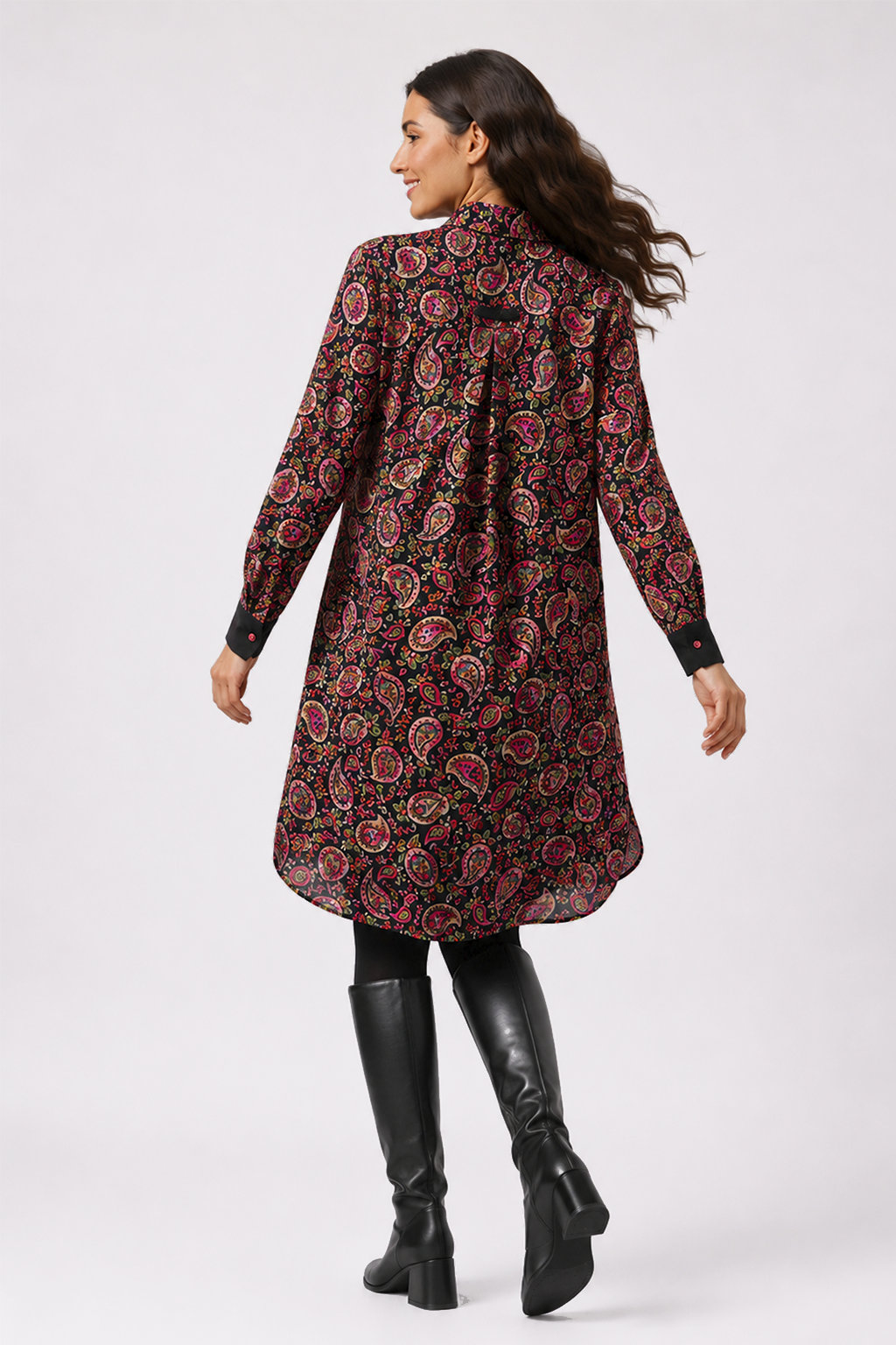Vestido Camisero Fedra Negro
