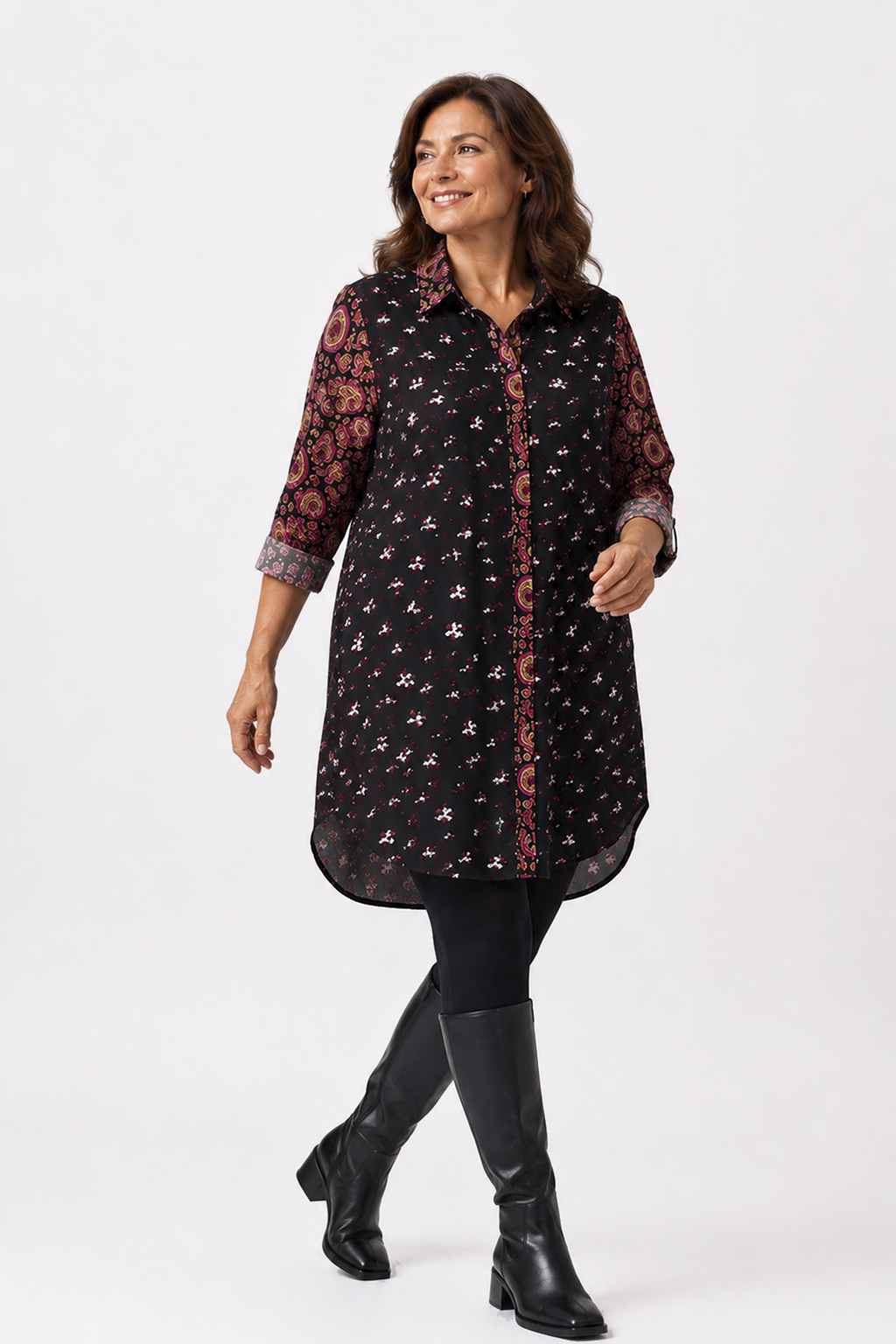 Vestido Camisero Fedra Negro