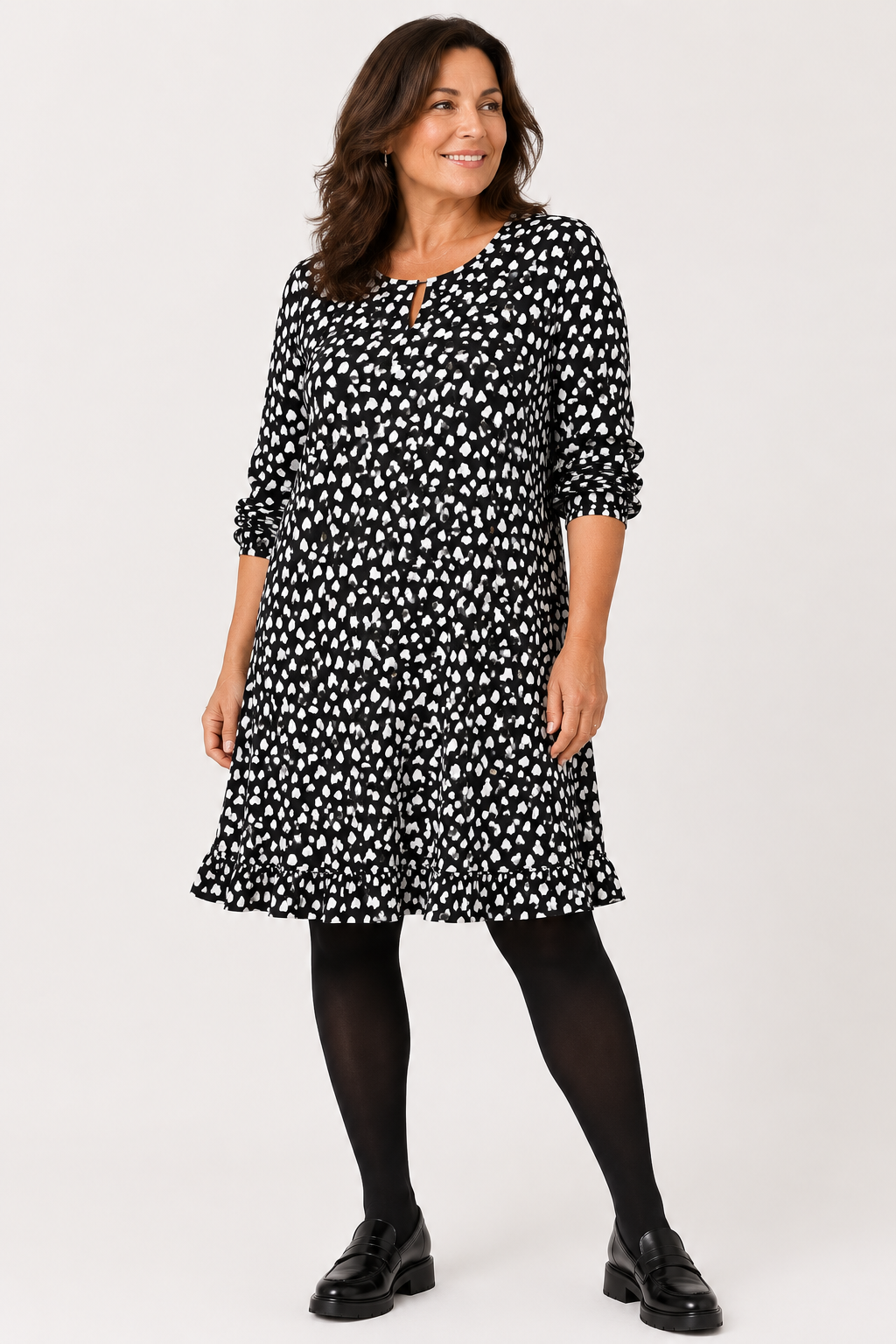 Vestido Romántico Electra Negro