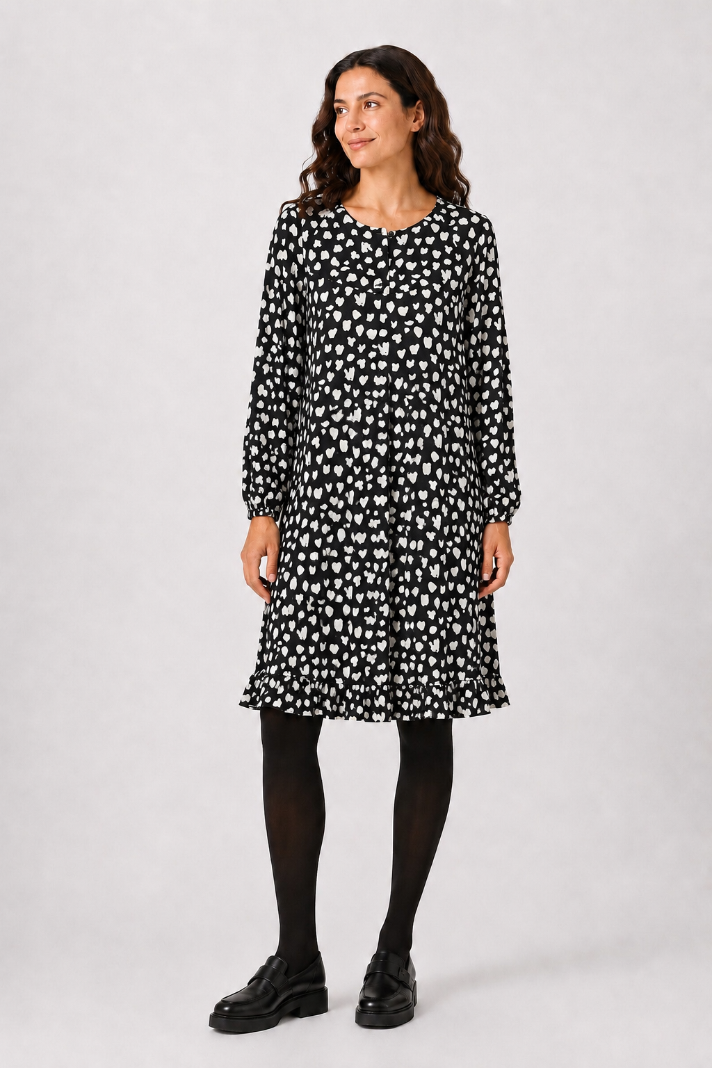 Vestido Romántico Electra Negro