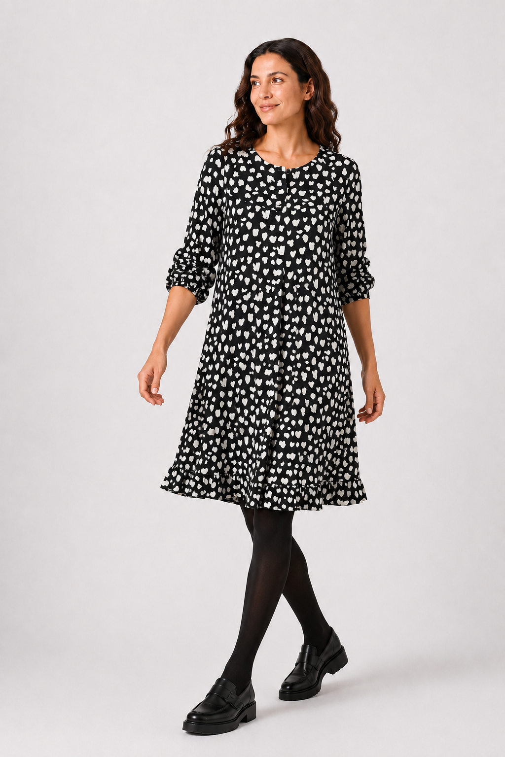 Vestido Romántico Electra Negro